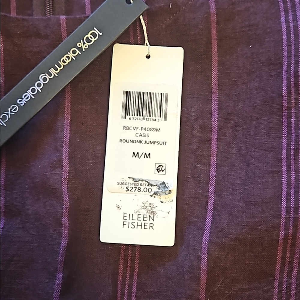 NWT Eileen Fisher jumpsuit - Picture 8 of 8